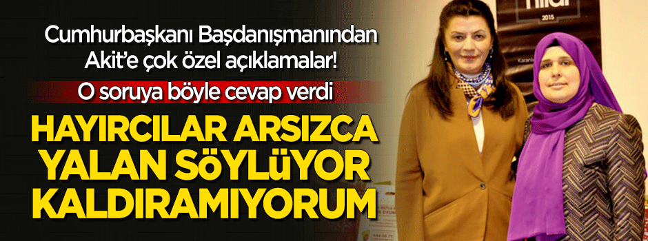Cumhurbaşkanı Başdanışmanı Türkmenoğlu: Hayırcılar yalan söylüyor