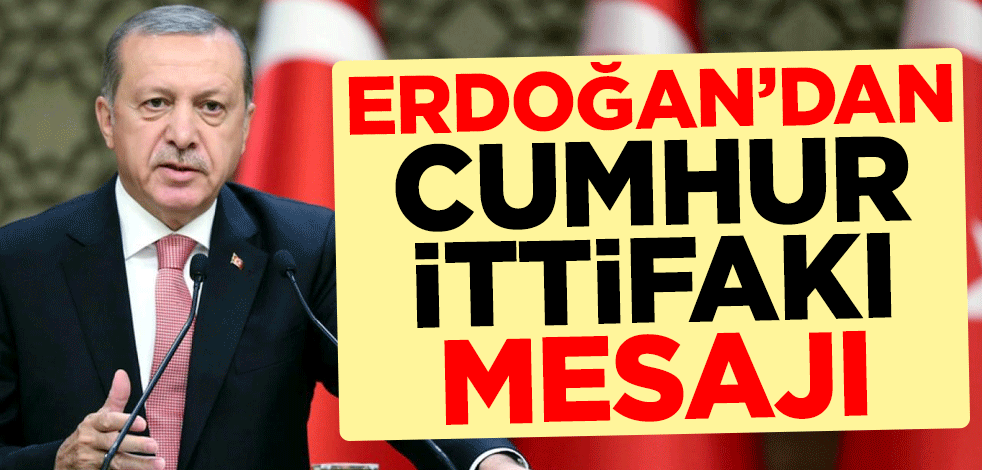 Cumhurbaşkanı Erdoğan: 2023 Cumhur İttifakı'nın yeni bir zafer yılı olacak