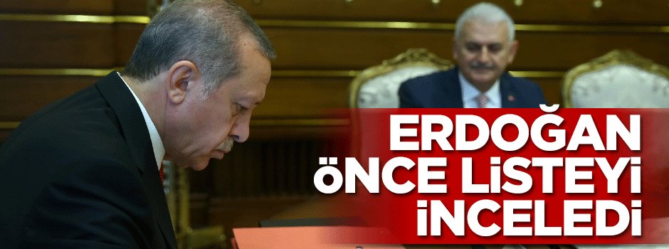 Cumhurbaşkanı Erdoğan 65. Hükümeti böyle onayladı