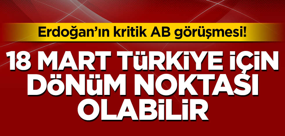 Cumhurbaşkanı Erdoğan AB Konseyi Başkanı Michel ile görüştü