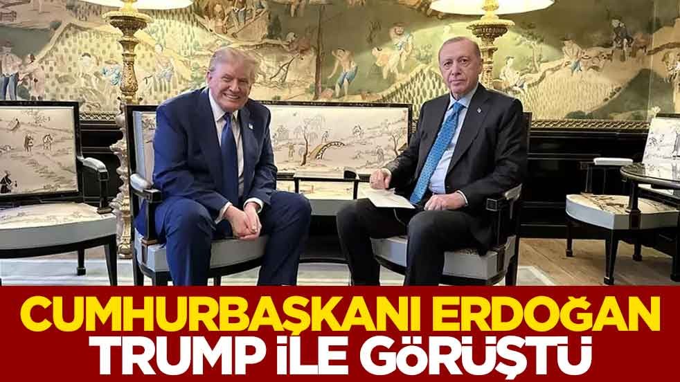 Cumhurbaşkanı Erdoğan, ABD Başkanı Trump ile görüştü