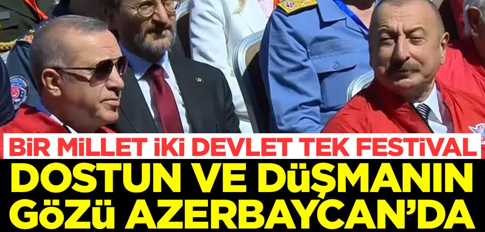 Cumhurbaşkanı Erdoğan TEKNOFEST Azerbaycan'da konuştu: Buna inanıyorum