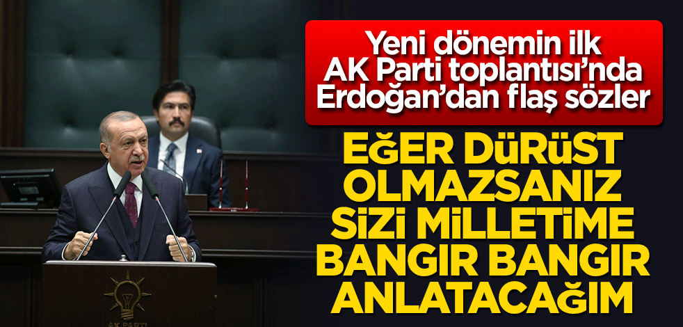 Cumhurbaşkanı Erdoğan AK Parti grup toplantısında konuştu