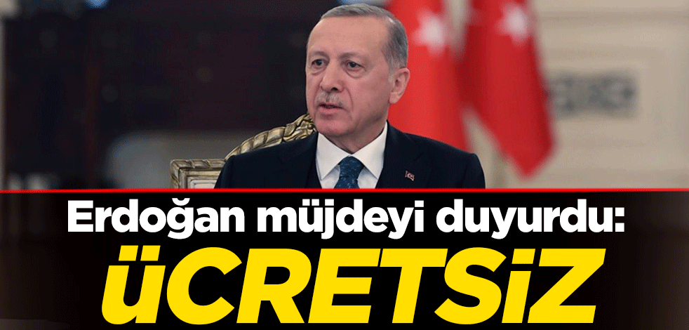 Cumhurbaşkanı Erdoğan: Ankara-Sivas hızlı treni mayıs sonunu kadar ücretsiz