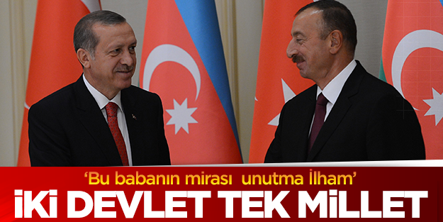 Cumhurbaşkanı Erdoğan, Azerbaycan'a yaptığı ziyaretinde basın açıklaması yaptı.