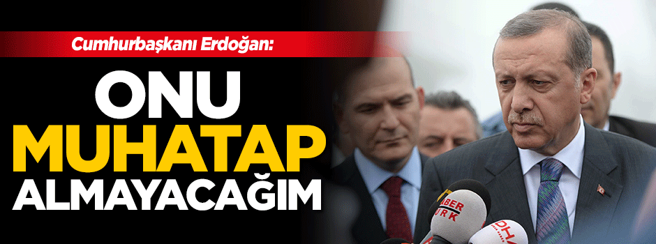 Cumhurbaşkanı Erdoğan: Bahçeli'yi muhatap almayacağım
