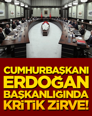Cumhurbaşkanı Erdoğan başkanlığında kritik zirve! Yılın ilk MGK toplantısı başladı