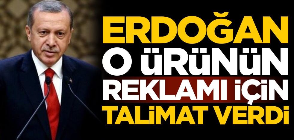 Cumhurbaşkanı Erdoğan bordan üretilen el dezenfektanının reklamı için talimat verdi