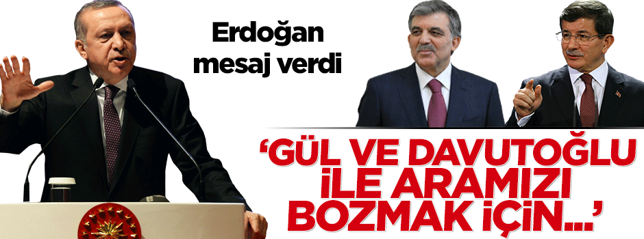 Cumhurbaşkanı Erdoğan: Boşuna uğraşmayın