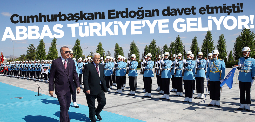 Cumhurbaşkanı Erdoğan davet etmişti! Filistin Devlet Başkanı Abbas Türkiye’ye geliyor
