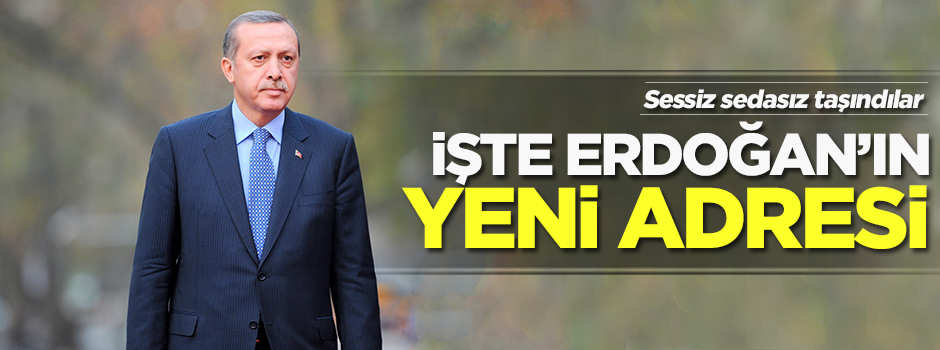 Cumhurbaşkanı Erdoğan Dışişleri Konutu’na taşındı.