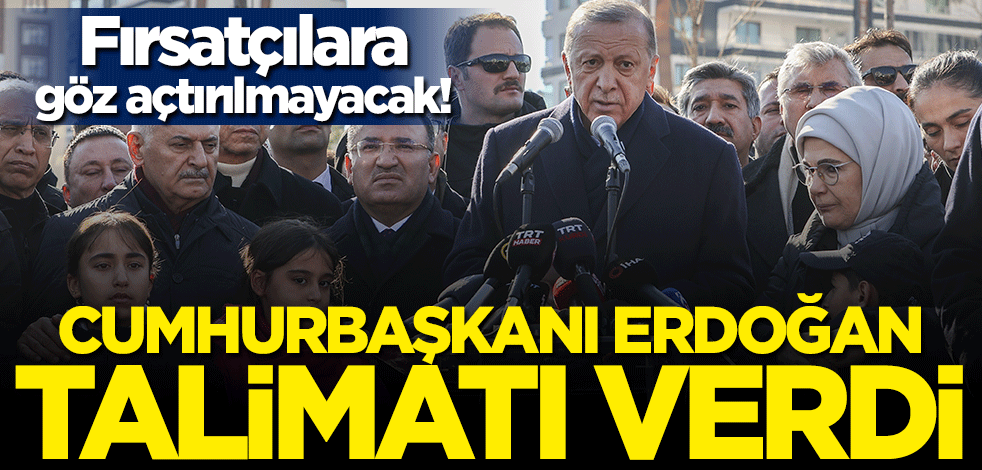 Cumhurbaşkanı Erdoğan duyurdu: Talimatı verdik!