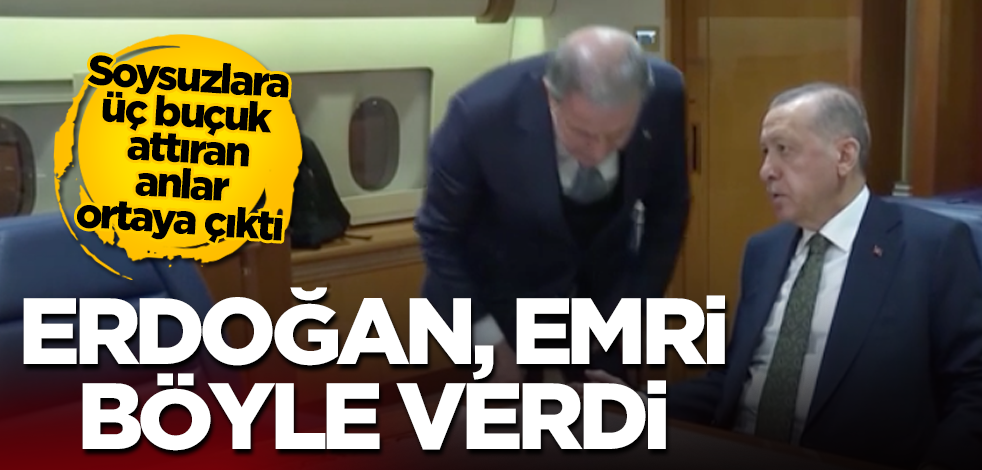 Cumhurbaşkanı Erdoğan, emri böyle vermiş! Soysuzlara üç buçuk attıran anlar ortaya çıktı