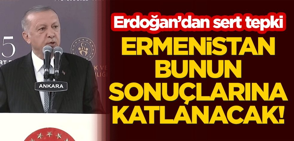 Cumhurbaşkanı Erdoğan: Ermenistan bunun sonuçlarına katlanacak!