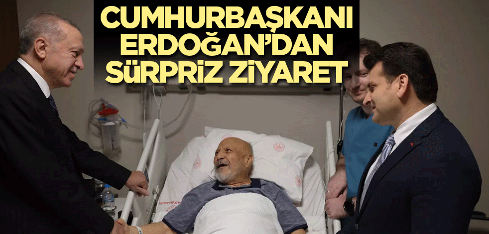 Cumhurbaşkanı Erdoğan, eski Devlet Bakanı Aksay'ı hastanede ziyaret etti