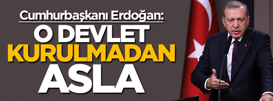 Cumhurbaşkanı Erdoğan: Filistin kurulmadan sorun çözülmez