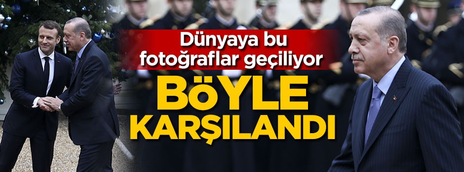 Cumhurbaşkanı Erdoğan Fransa'da