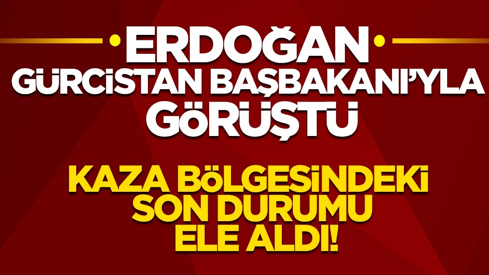 Cumhurbaşkanı Erdoğan, Gürcistan Başbakanı Kobakhidze ile görüştü