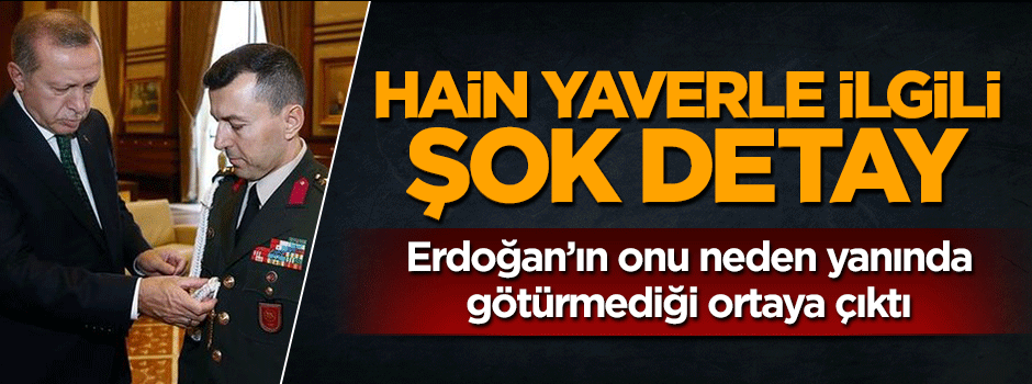 Cumhurbaşkanı Erdoğan hain yaverini bu yüzden Marmaris'e götürmemiş