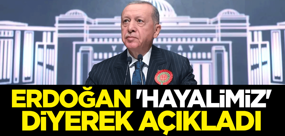 Cumhurbaşkanı Erdoğan: Hayalimiz Türkiye Yüzyılı'na yakışır anayasaya kavuşmaktır
