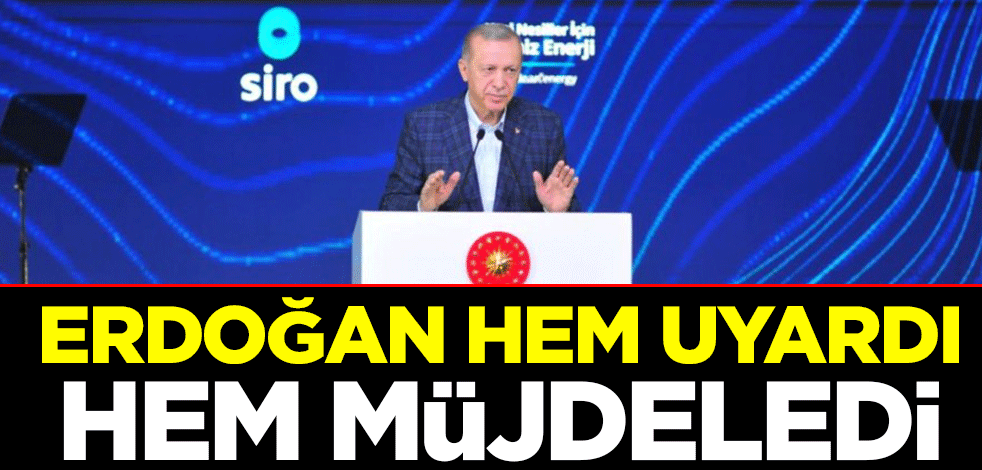 Cumhurbaşkanı Erdoğan hem uyardı, hem müjdeledi! "Yeni çip krizi, bataryada çıkacak ve onun temelini attık"