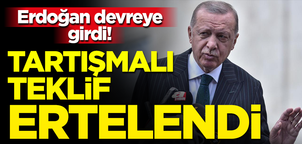 Cumhurbaşkanı Erdoğan 'Hobi bahçeleri' ile ilgili devreye girdi! Tartışmalı teklif ertelendi