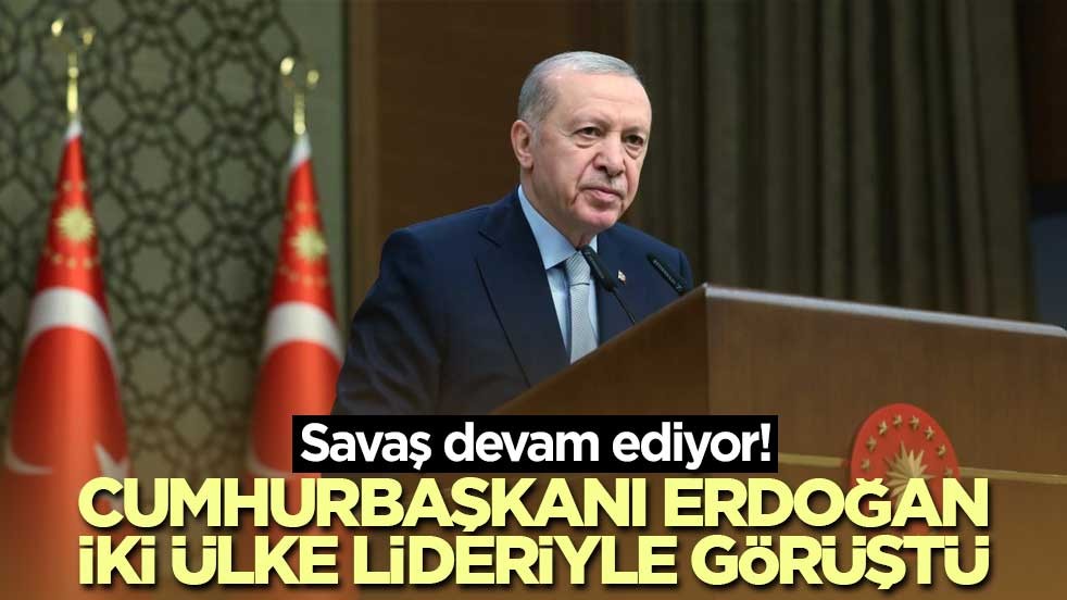 Cumhurbaşkanı Erdoğan iki ülke lideriyle İran'ı görüştü