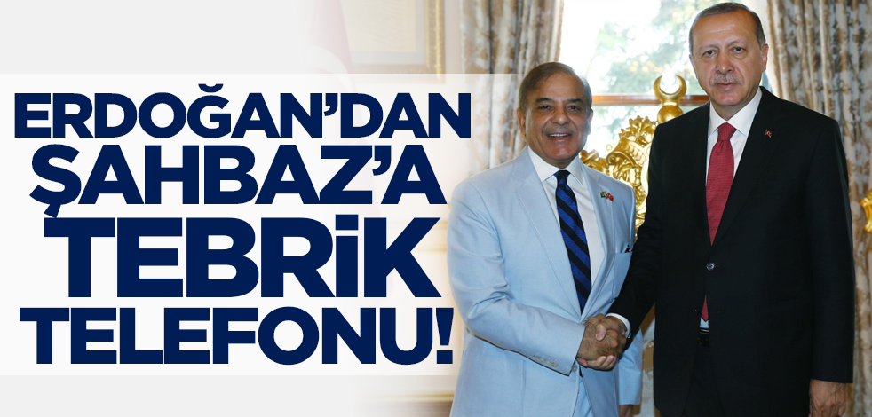 Cumhurbaşkanı Erdoğan ile Şahbaz Şerif görüştü
