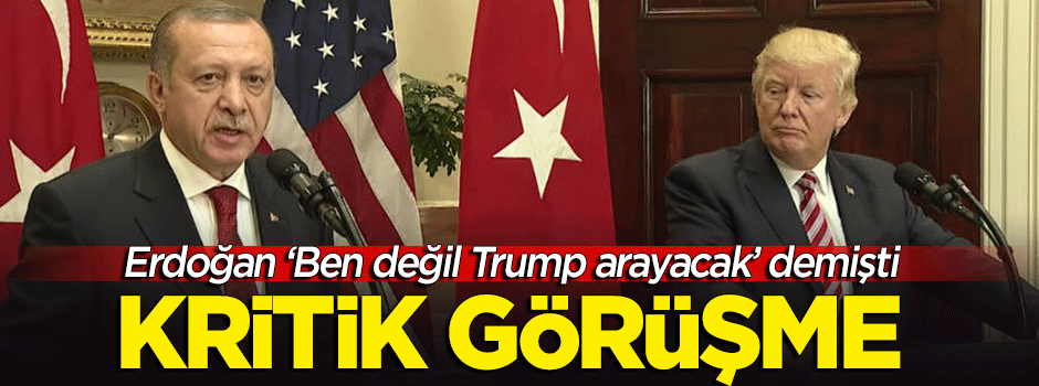 Cumhurbaşkanı Erdoğan ile Trump yarın görüşecek