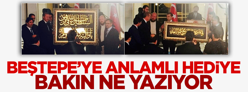 Cumhurbaşkanı Erdoğan istedi, hattatlar yaptı