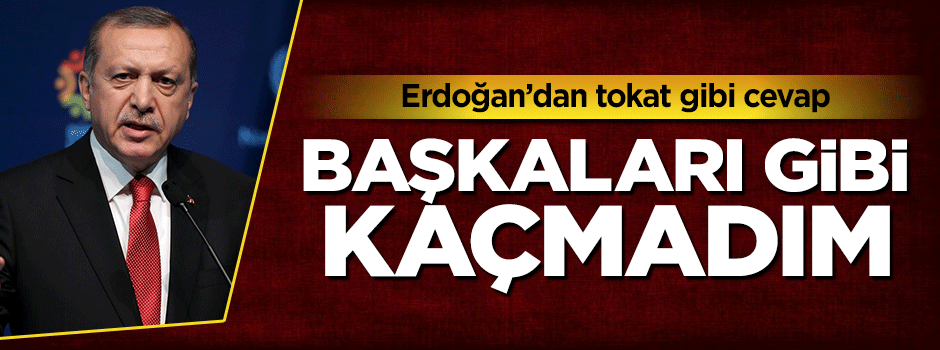 Cumhurbaşkanı Erdoğan Kılıçdaroğlu'na cevap verdi