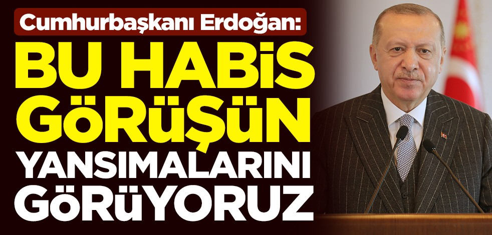Cumhurbaşkanı Erdoğan Kömürhan Köprüsü'nü hizmete açtı! "Bu habis görüşün yansımalarını görüyoruz"