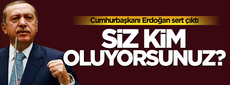 Cumhurbaşkanı Erdoğan konsoloslara sert çıktı: Siz kimsiniz ya ne işiniz var orada?