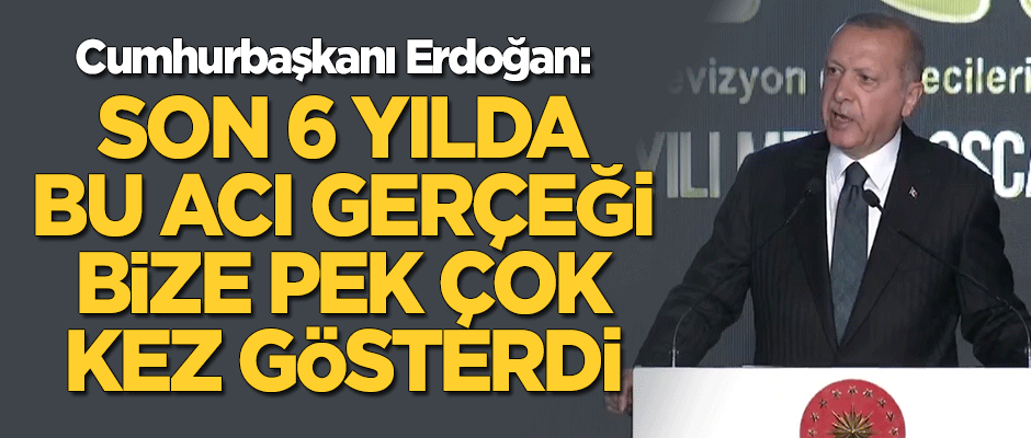 Cumhurbaşkanı Erdoğan: Uluslararası basında Türkiye'nin başarıları görülmüyor
