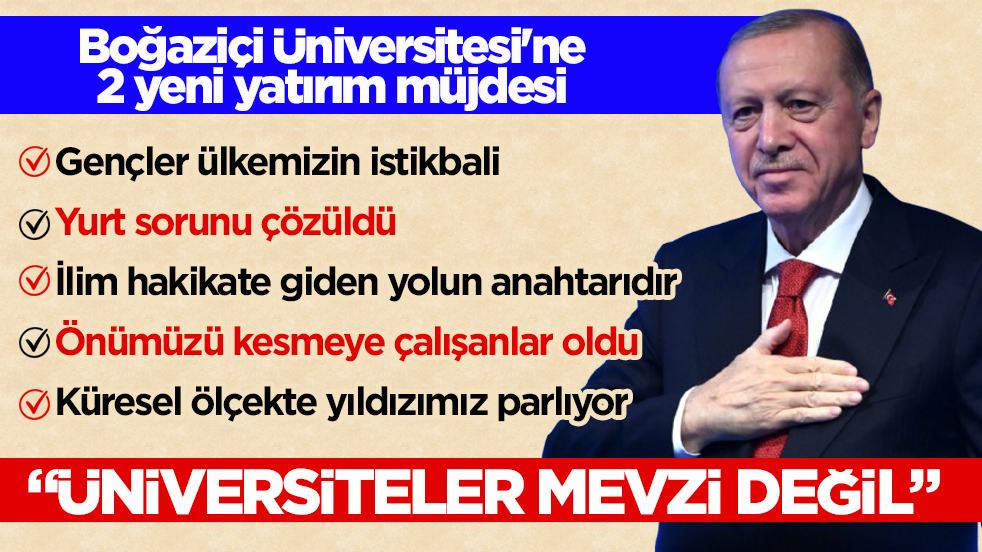 Cumhurbaşkanı Erdoğan: Küresel ölçekte yıldızımız parlıyor