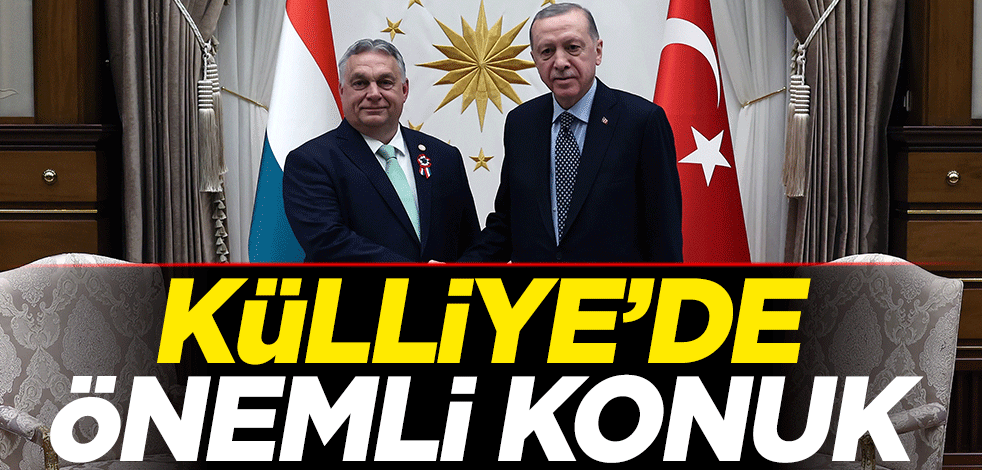 Cumhurbaşkanı Erdoğan, Macaristan Başbakanı Viktor Orban’ı kabul etti