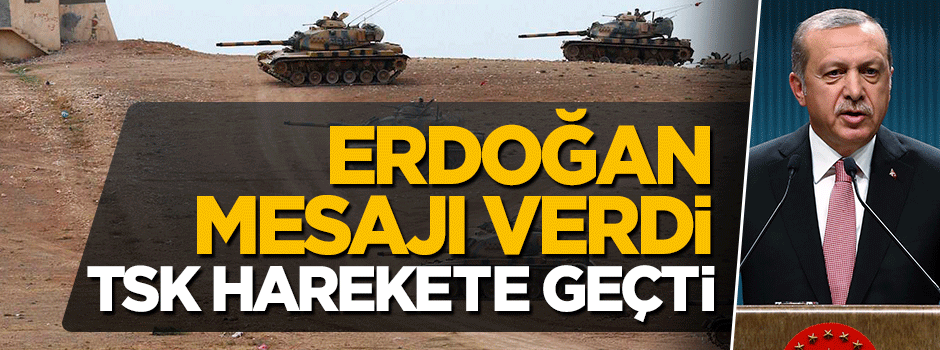 Cumhurbaşkanı Erdoğan mesajı verdi! TSK, sınır ötesi harekat için hazırlıkları tamamladı