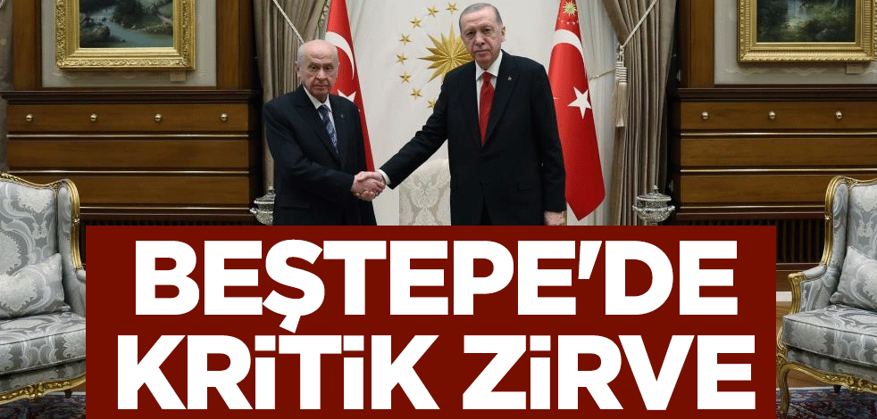 Cumhurbaşkanı Erdoğan, MHP lideri Devlet Bahçeli ile Beştepe'de bir araya geldi