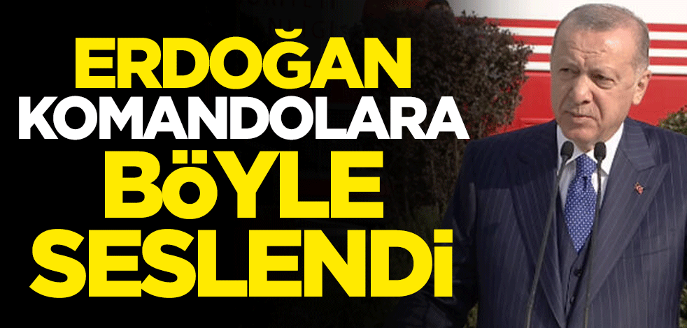 Cumhurbaşkanı Erdoğan: Milletimizin gurur kaynağı cesaret ve zafer abidesi komandolarımız