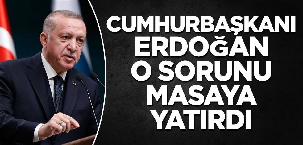 Cumhurbaşkanı Erdoğan müsilaj için devreye girdi