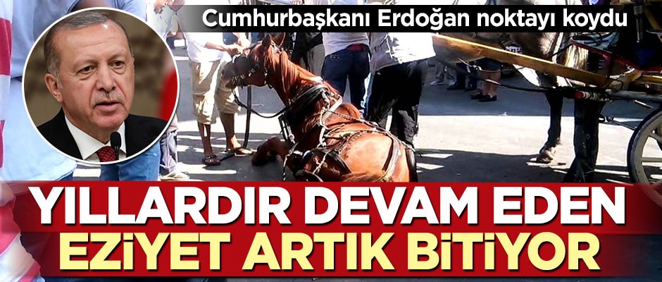 Cumhurbaşkanı Erdoğan noktayı koydu! Eziyet artık sona eriyor