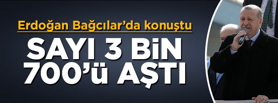 Cumhurbaşkanı Erdoğan öldürülen terörist sayısını açıkladı