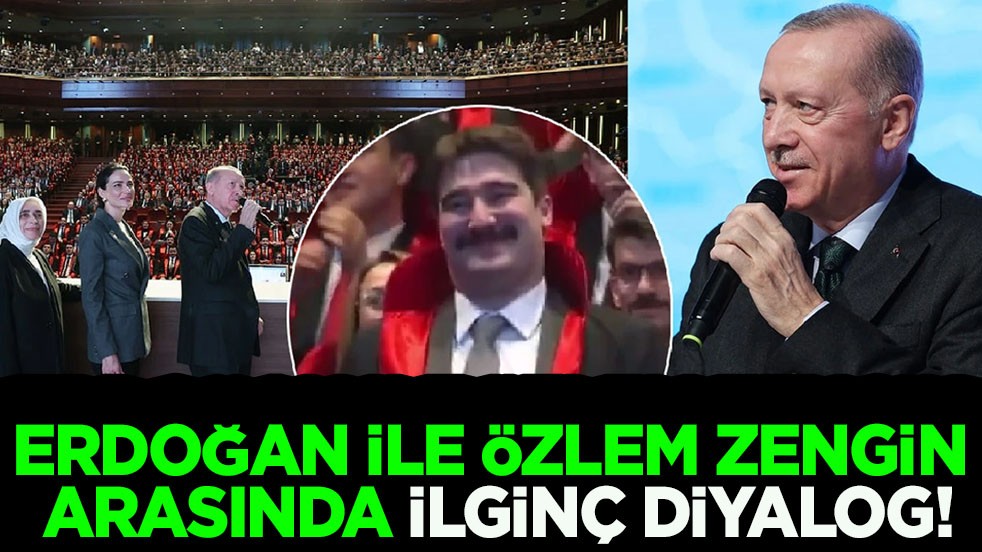 Cumhurbaşkanı Erdoğan - Özlem Zengin arasında diyalog: Yeğeni ile tanıştırdı!