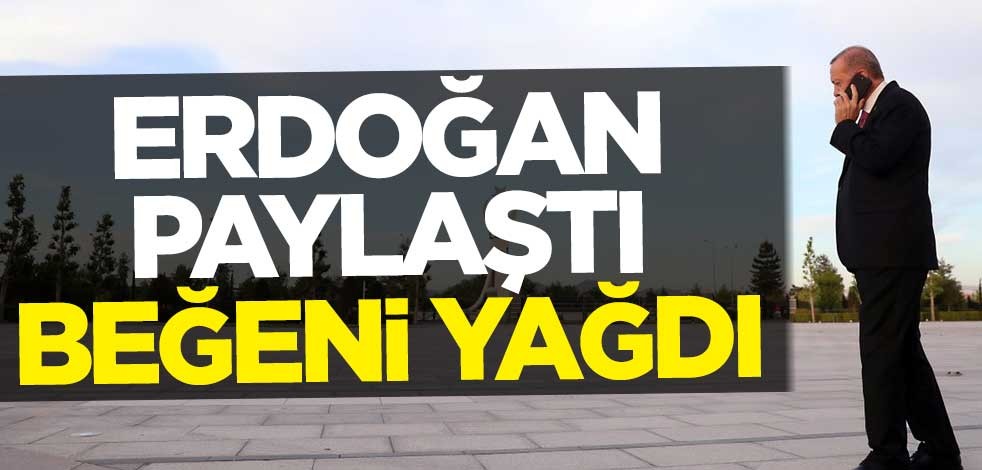Cumhurbaşkanı Erdoğan paylaştı! Beğeni yağdı