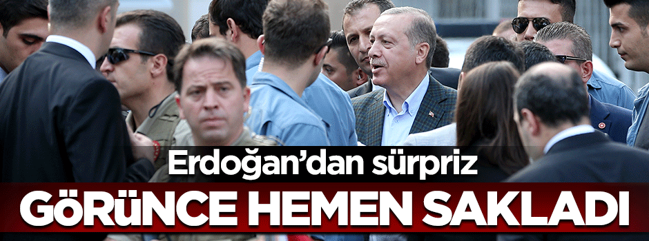 Cumhurbaşkanı Erdoğan polis merkezini ziyaret etti