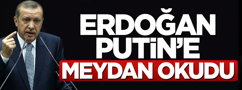 Cumhurbaşkanı Erdoğan Putin'e meydan okudu