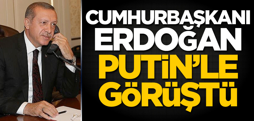 Cumhurbaşkanı Erdoğan, Putin'le görüştü