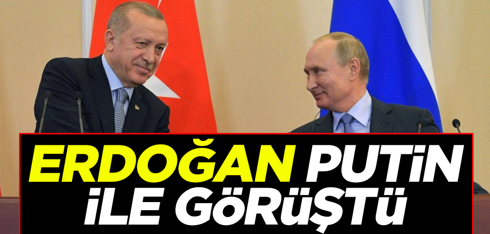 Cumhurbaşkanı Erdoğan Rusya lideri Putin ile görüştü