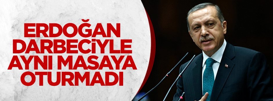 Cumhurbaşkanı Erdoğan, Sisi'yle aynı masaya oturmadı