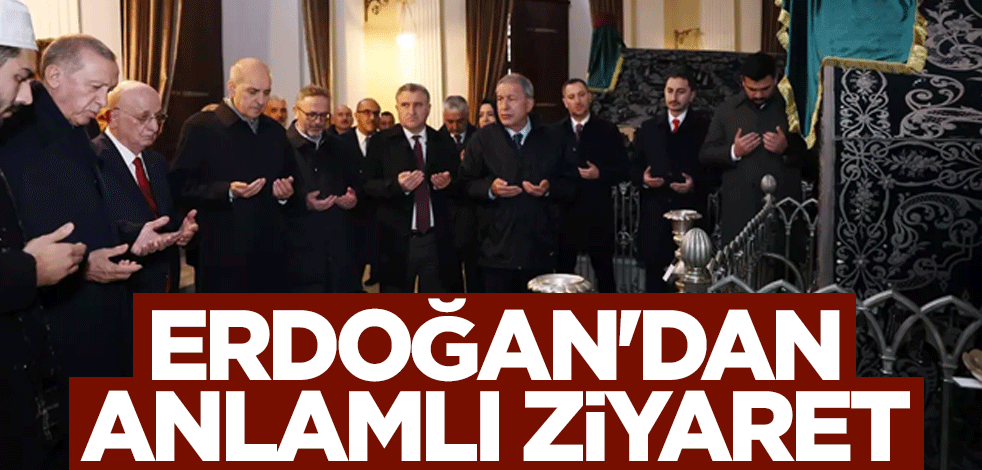 Cumhurbaşkanı Erdoğan, Sultan 2. Abdülhamid Han türbesini ziyaret etti
